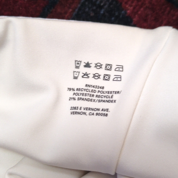 Reformation Farrah‎ Ecomove Athletic Mini Dress Medium Striped White Pickleball - Picture 11 of 14